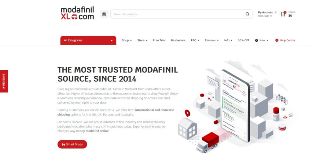 ModafinilXL Online Pharmacy - Modafinil.org ModafinilXL Online Pharmacy