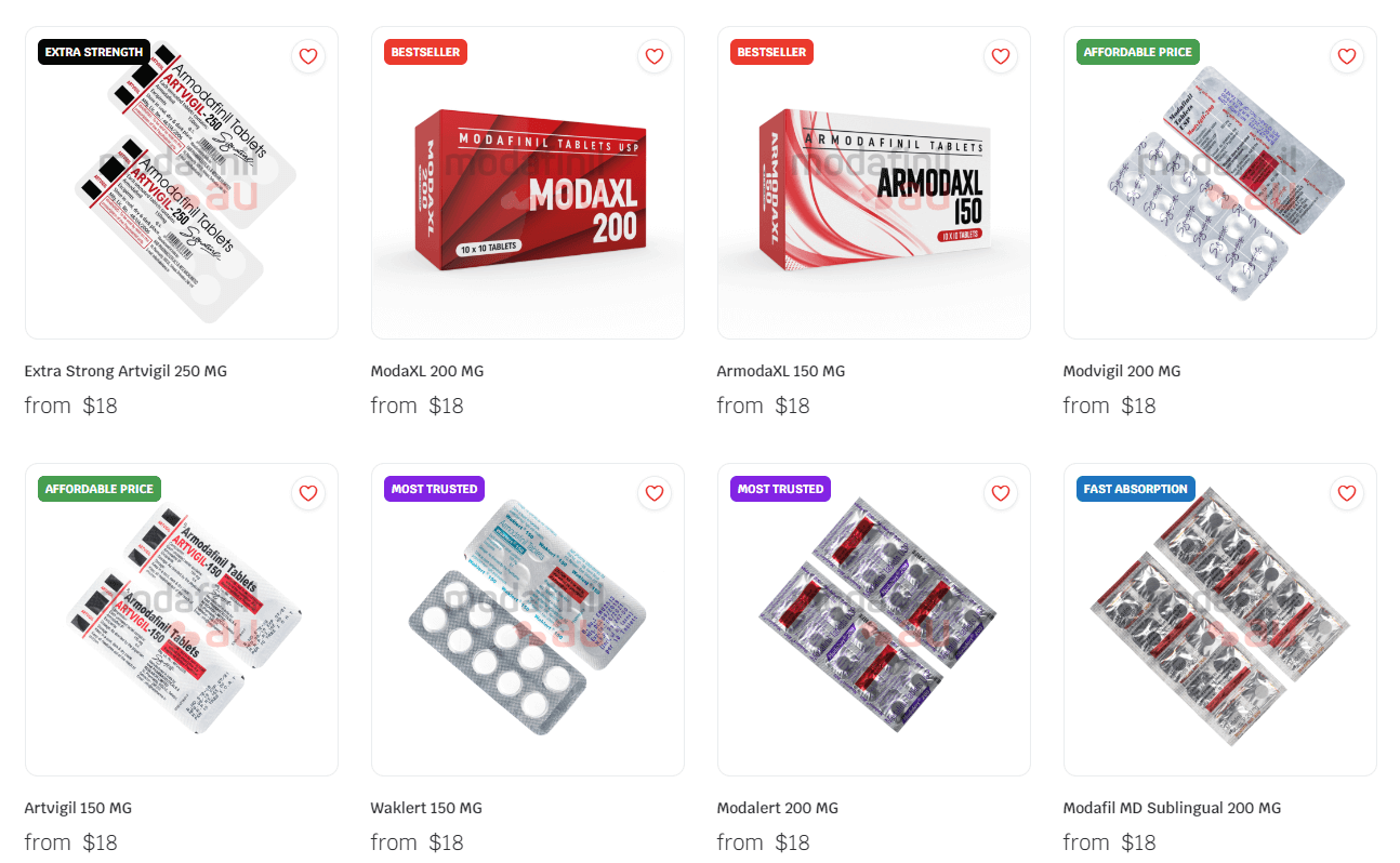 ModafinilAU Products - Modafinil.org ModafinilAU Products